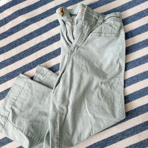 Women’s Light Green cropped Pants